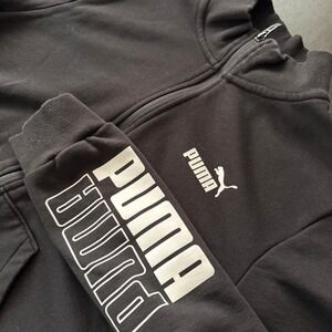 Sporty Puma Full Zip Track Jacket Womens L Graphic Athletic Running Outdoor